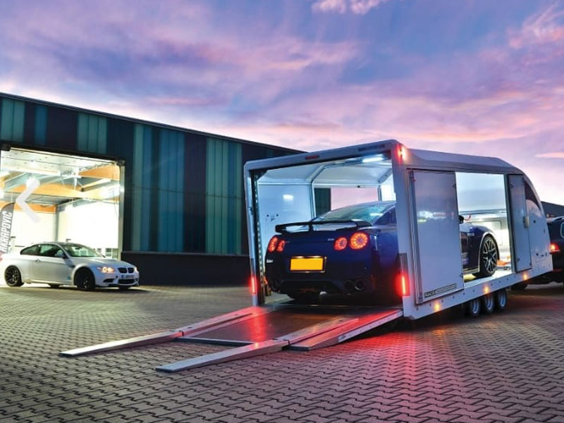 Covered vehicle transport